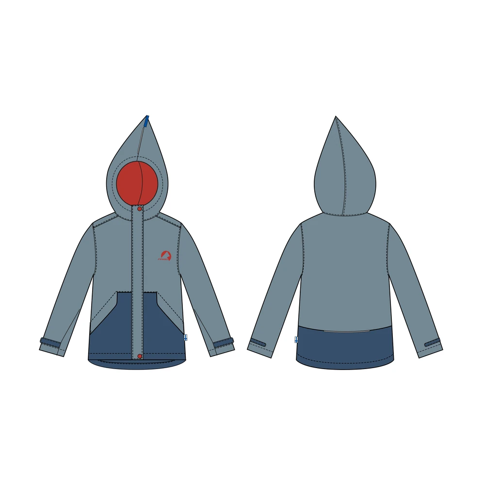 Regenjacke, finkid Noora Zip o. ä.